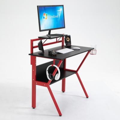 China Long Foldable Red Hot Selling Profesional Professional E-sports Table Gaming Desktop Desktop Game for sale