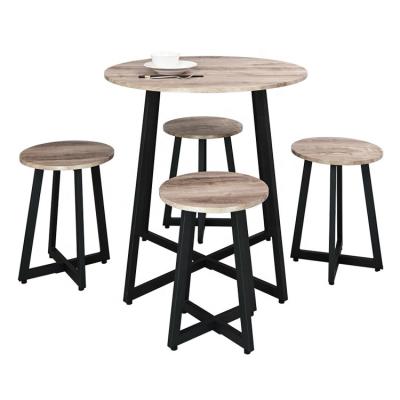 China (Height)Adjustable Hot Tour Tables Room Furniture Dining Set Center Table Wood Dinner Desk for sale