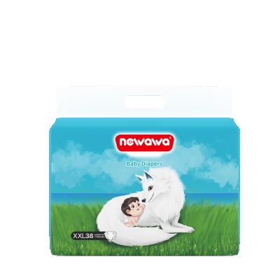 China 2021 Printed Organic Softcare Baby Products Baby Diapers With Real Absorb for sale