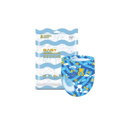 China High Quality Eco-Friendly Printed Child Swim Diapers Waterproof Disposable Swimming Diapers For Baby for sale