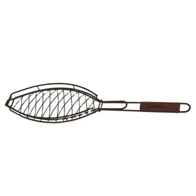 China Easily Cleaned Outdoor non-stick stainless steel BBQ fish grill basket with locking for sale