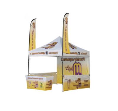 China Custom Printed Large Trade Show Tents 10x10 Vending Gazebo UV And Water Proof Portable Tent for sale