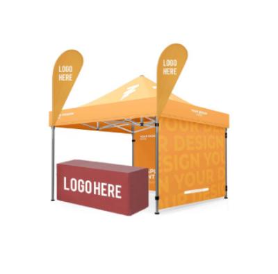 China Cheap Portable UV 3x3, Sound And Water Proof Folding Up Gazebo With Side Walls Printed Canopy Tents For Outdoor Trade Shows Aluminum Waterproof for sale