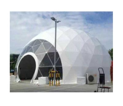 China Flame Redartant/UV-resistant/Water proof soundproof clear roof transparent party geodesic dome tent for sale