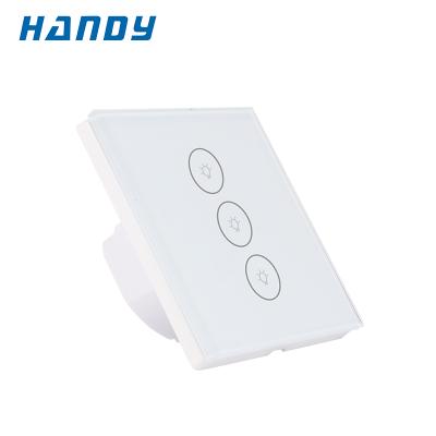 China High Quality 4MM Tempered Glass Smart Home Automation Touch Wall Shutter Wifi Switch for sale