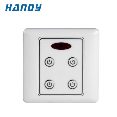 China Good Heat Dissipation 4 Channel Digital Warm Dimmer Wall Wireless Light Showroom Sale Remote Control Switch for sale