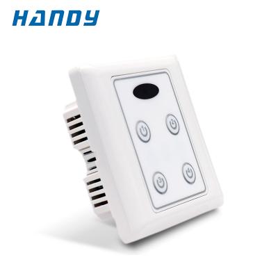 China Smart Home 220V Showroom Wall Light Wireless Remote Control Switch 86mm*86mm for sale