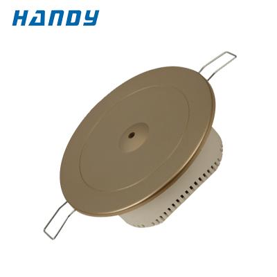 China PC+ tin bronze + silver alloy 5m 6m 7m 8m round light microwave radar motion sensor wall switch for sale