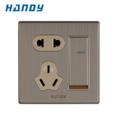 China High Quality Press RF Safety Protect 10A Wall Switch Electrical Outlet For Home for sale