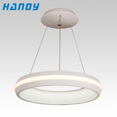 China Modern Led Hotel Ring Pendant Lights For Dinning Room Restaurant Chandelier for sale