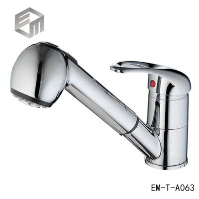 China White Thermostatic Faucets Kitchen Sink Copper Faucet With Long Arm Spray Head for sale