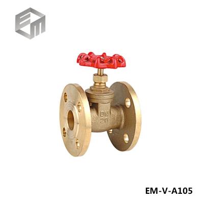 China General Good Quality DN20 Manual Brass Flanged Type Gate Valve With Iron Handle for sale