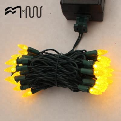 China Residential Wide Varieties Colored Color Box Outdoor Decoration ROHS Led String Light for sale