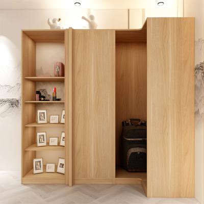 China Reasonable Price Bedroom Furniture Corner Durable Wooden Multifunctional Wardrobe Cabinet Chinese Factory Selling Directly for sale