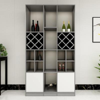 China Durable Simple Wine Rack New Arrival Style Factory Price Living Room/Bedroom Household Display Cabinet High Quality Wooden Home Use for sale