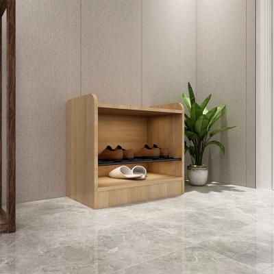 China Latest design durable brand new MDF wooden double rack shoe cabinet home use furniture for sale with large storage capitaty for sale