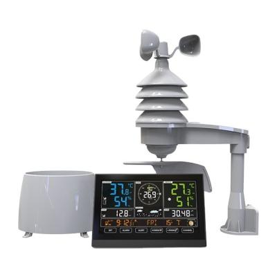 China 5 in 1 Wind Regen Smart Weather Station Maanfase Weer Monitoring Station Op maat Te koop