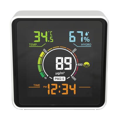 China PM2.5 Medidor de calidad del aire en interiores Analisador de gas Wifi Tuya para monitorear la humedad en venta