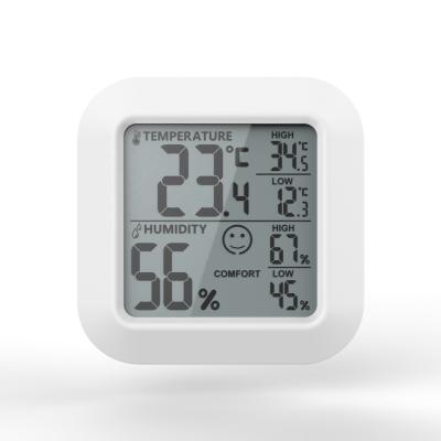 China OEM Thermometer And Hygrometer Temperature Indoor Thermometer With Humidity LCD Display for sale