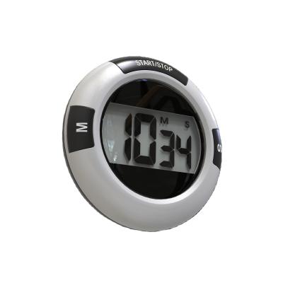 China Countdown Kitchen Clock With Timer LCD Digital Kitchen Timer Large Display 8x8x8cm Battery for sale