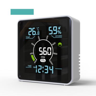 Cina Detettore di CO2 Monitor portatile della qualità dell'aria Display LCD Sensore di CO2 Misuratore di qualità dell'aria in vendita