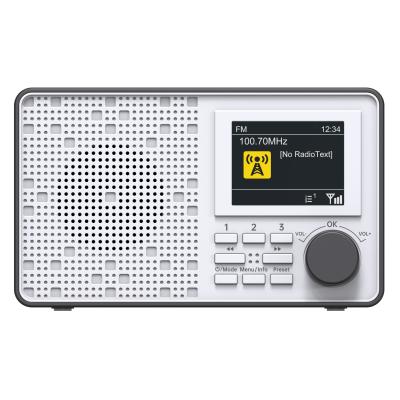 Chine À perte AM / FM Radio numérique DAB Alarme portable Horloge DAB + Radio avec affichage TFT couleur à vendre