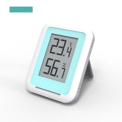 China Fabrieksdirecte verkoop Digitale thermometer Indoor Hygrometer met E-ink Display TH-CALC Huishoudelijke temperatuurvochtigheidsmeter Te koop