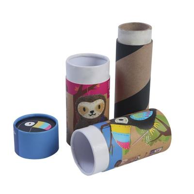 China Recycled Materials Manufacturers customized logo printing cylinder paper cans wholesale multi-specification for sale