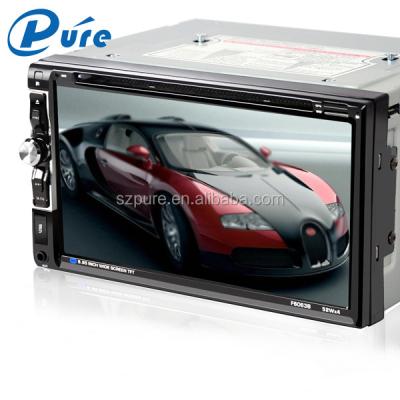 China 6.95 Inch Dual Din Car DVD Player Stereo, Digital Color LCD Screen Touch Button Pioneer Car DVD Player for sale