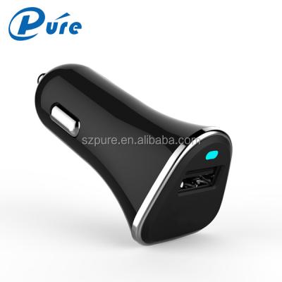 China With Newest Factory Hot Sale Blue LED Light CE RoHS FCC Certified Fast Car Fast Charger Charging 3.0 Single USB Phone Charger for sale