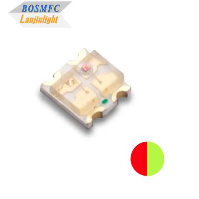 China Practical 0.06W 0603 SMD LED Bicolor Red And Yellow Green Wavelength 568-576nm 1615 for sale