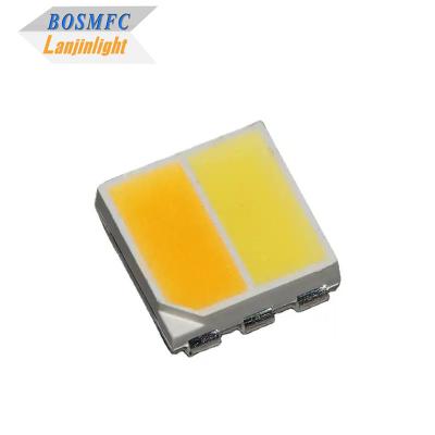 Cina 0.2W Bi Color 5050 SMD LED Bianco caldo e bianco fresco / Bianco naturale in vendita