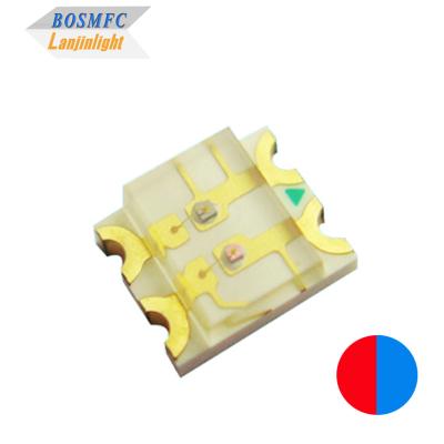 Chine Couleur double 1206 SMD LED Surface Mount 3216 puces de lumière rouge et bleue à vendre