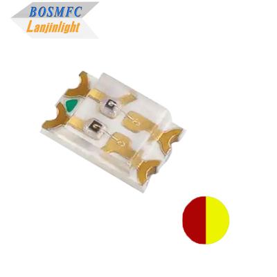 Chine Anti-statique bi couleur 0805 SMD LED Chip 2012 rouge profond 660nm & lumière jaune à vendre