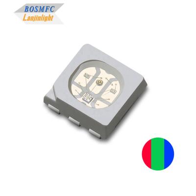 中国 60mW 5050 RGB SMD LEDチップ 0.2W フルカラーライト 柔軟なLEDストライプ 販売のため