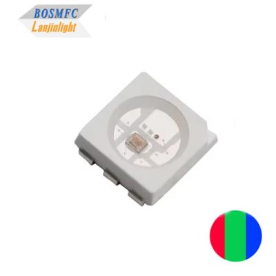 中国 RDC12V PLCC6 5050 RGB LED IC 駆動 多色SMD LED SK6812 / WS2812B IC 販売のため