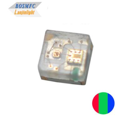 China RGB LED Chip Mini Adreserbare IC Ingebouwd in 1010 Rgb SMD Led For Led Screen Full Color LED Display Te koop