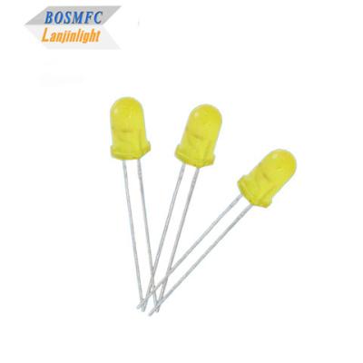 China 5 mm de inmersión LED de color amarillo difuso Multifunción práctico top redondo en venta