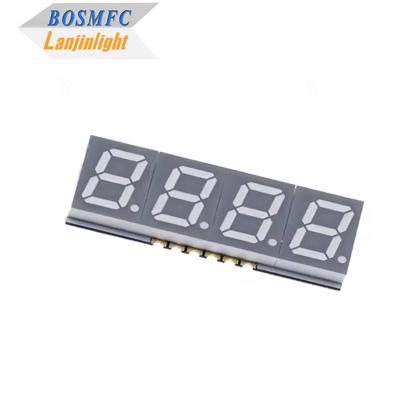 China 0.56 Inch 7 Segment LED SMD Display 4 Digits Ultra Thin Common Anode for sale