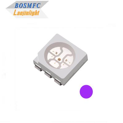 Chine 0.2W 5050 UV LED Chip 400nm 405nm polyvalent pour la lumière à bande à vendre