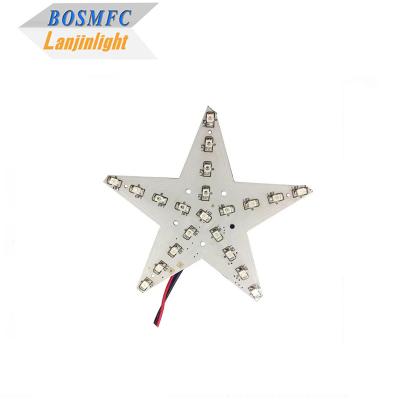 China customize star PCB multilayer LED circuit board , FR4 Aluminium PCBA Board with LEDs for sale