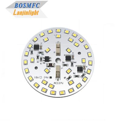 China Downlight 2835 SMD LED Aluminum PCB , Motion Radar Sensor ED Light Circuit Board for sale