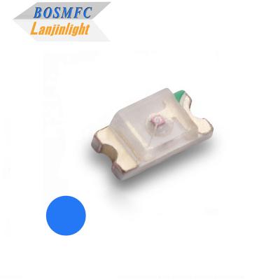 China 0603 SMD LED Blue chip 1608 led light emiting diode LED factory sell for LED display indicator for sale