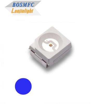 China 20mA 3528 SMD LED Blue Emitting light good Heat Dissipation For LED Strip for sale