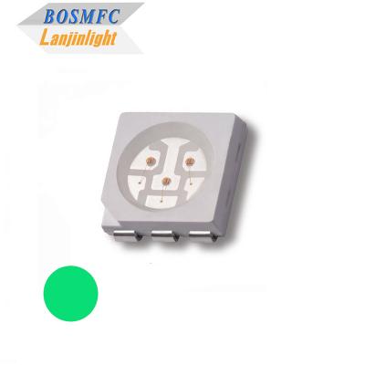 Cina 5050 SMD LED 0.2w Diodo di emissione luminosa verde per auto luce luce TV luce a strisce led flessibile in vendita