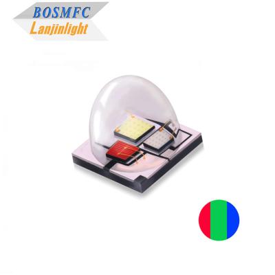 China 9W High Power LED 5050 RGB LED 60 Degrees Dome Lens SMD Diode For Outdoor Stage Lights à venda