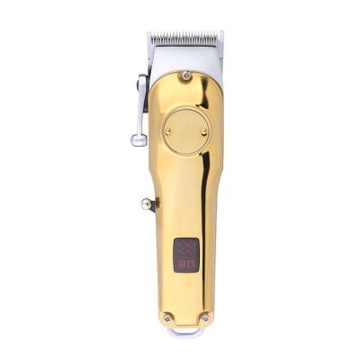 China Metal Gold Digital Hair Care Handmade Barber Home Hair Cutting Tools Trimmer for sale