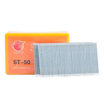 China Flat 14 St 50 Gauge Carbon Steel Concrete Brad Nails High Strength Medium Size Strips For Wood Hot Sales Southeast Asian Market for sale