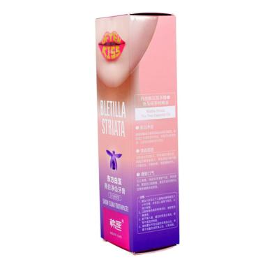 China Daily necessities sell a multi-process toothpaste paper box printing colorful toothpaste packaging box low price for sale