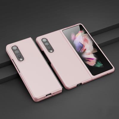 China Anti-fall Honatop Skin Protective Feel Hard PC Phone Case For Samsung z fold 3 Z flip 3 for sale